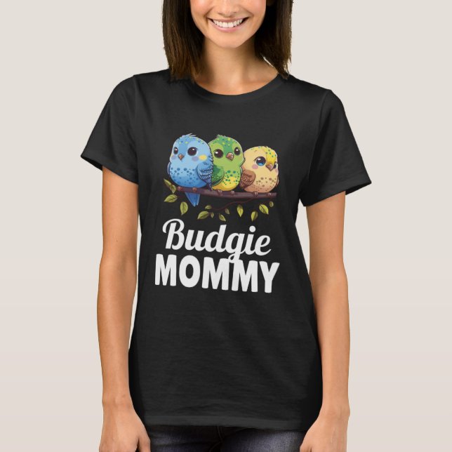 Budget Mamãe Bugerigar Parakeet Bird Pullover Hood (Frente)