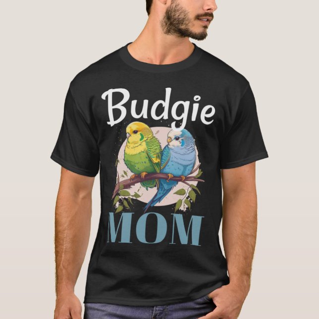Budget Mamãe Bugerigar Parakeet Bird Pullover Hood (Frente)