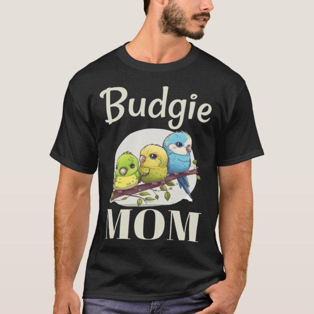 Budget Mamãe Bugerigar Parakeet Bird Pullover Hood (Frente)