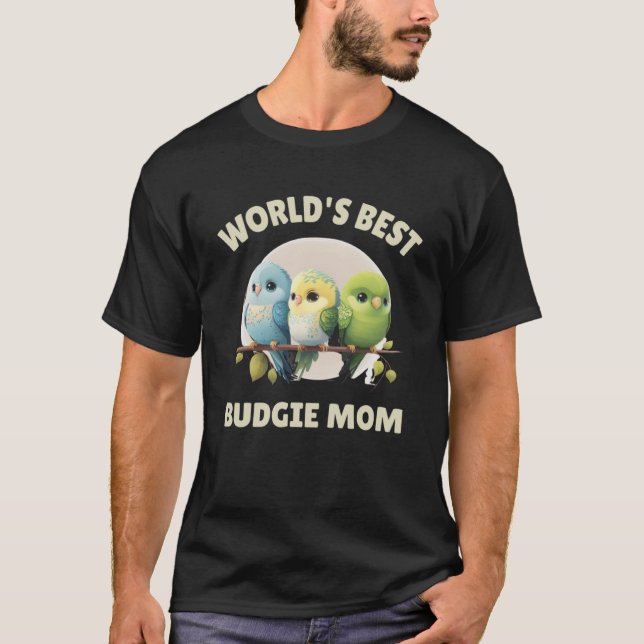 Budget Mamãe Bugerigar Parakeet Bird Pullover Hood (Frente)