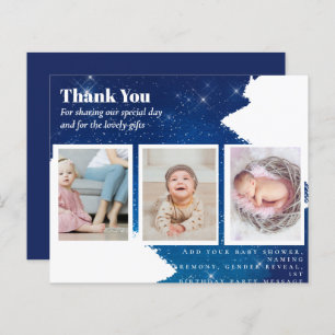 BUDGET Modern Obrigado Colagem de Fotos Qualquer E