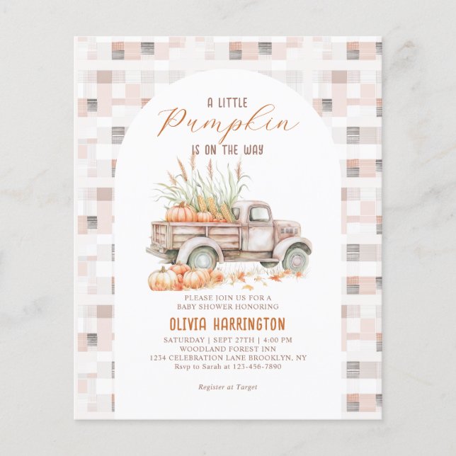 BUDGET Neutral Um Chá de fraldas de carrinho (Frente)