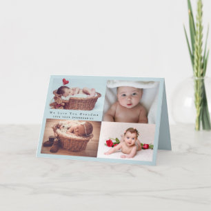 BUDGET Nova Colagem de Fotos de Anúncio de Bebê