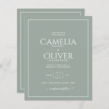 BUDGET Olive Sage Casamento MONOCROME Verde