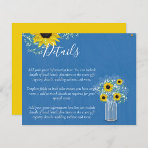 BUDGET Rustic Sunflower Details Enclosure