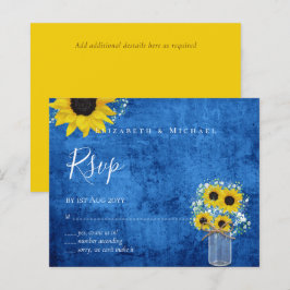 BUDGET Rustic Sunflower RSVP Casamento