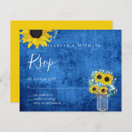 BUDGET Rustic Sunflower RSVP Casamento