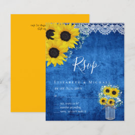 BUDGET Rustic Sunflower RSVP Casamento