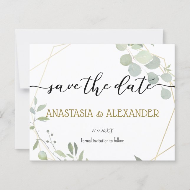 BUDGET Save the date. (Frente)