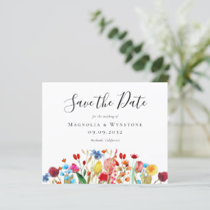 BUDGET Watercolor Wildflower Weding A Data