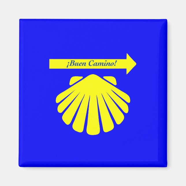 Buen Camino Imã de geladeira (Frente)