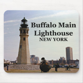 Bufalo Main Lighthouse, New York Mousepad