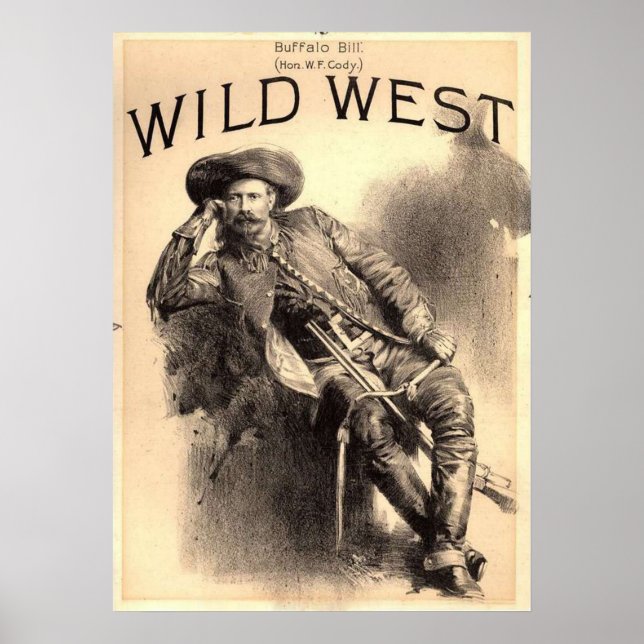Buffalo Bill Wild West Poster (Frente)