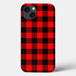 Buffalo Check Red and Black Lumberjack Xadrez Deco