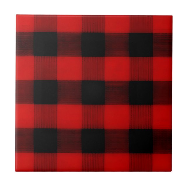 Buffalo Check Red and Black Xadrez (Frente)
