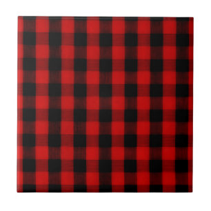 Buffalo Check Red and Black Xadrez