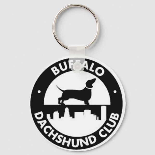 Buffalo Dachshund Club chaveiro (Frente)