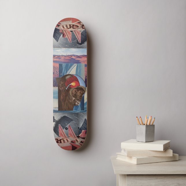 Buffalo Skateboard (Arte de parede)