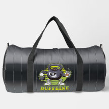 Buffeline Gym Kettlebell Personagem Duffel Bag