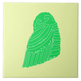 BUHO HELADO no azulejo LIMÃO