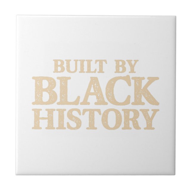Built By Black History African American Black Prid (Frente)