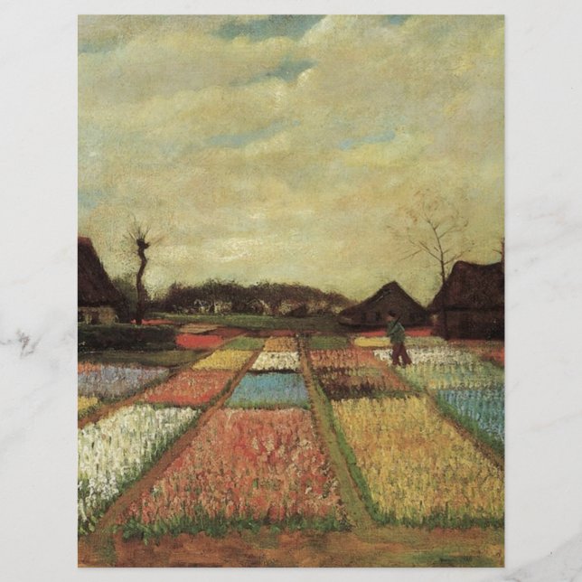Bulb Fields de Vincent van Gogh. (Frente)