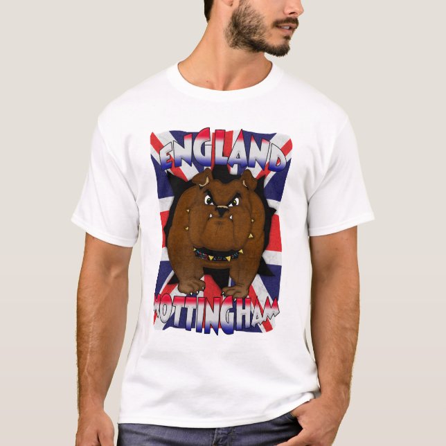 Buldogue de Ingleses da camisa de Nottingham (Frente)