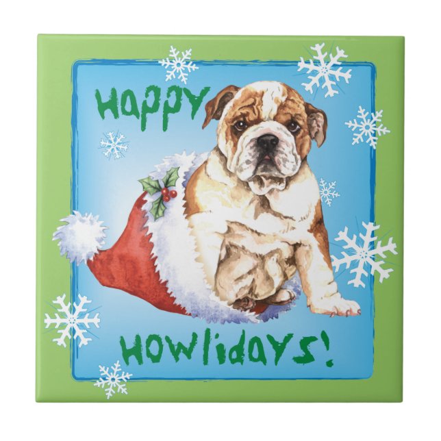 Buldogue feliz de Howliday (Frente)