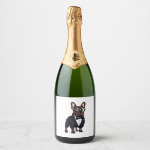 Buldogue Francês em Tuxedo Vestindo Óculos