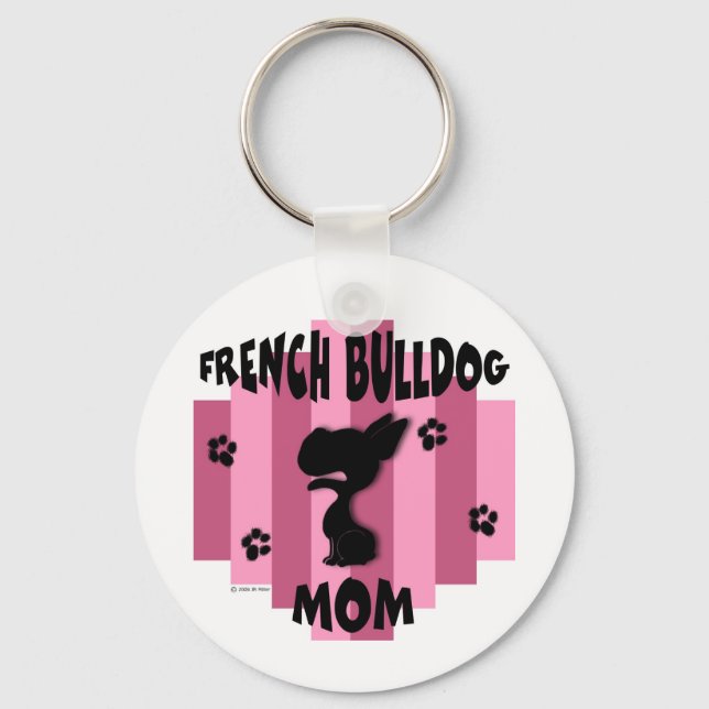 Buldogue francês Mãe Chaveiro (Frente)