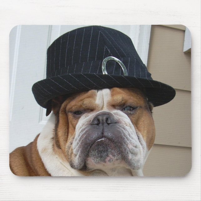 Buldogue inglês Mousepad (Frente)