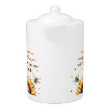 Bule de chá do Dia das Mães