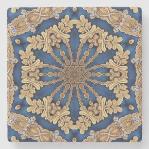 Bule Gold Pedra Decorativa Porta-copos