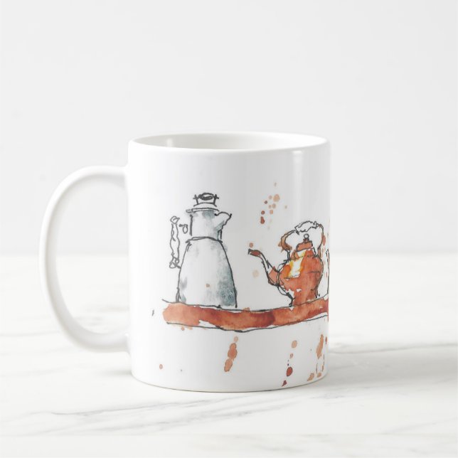 Bules em uma caneca (Esquerda)