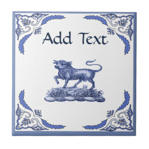 Bull Azulejo, Dutch Look, Personalize