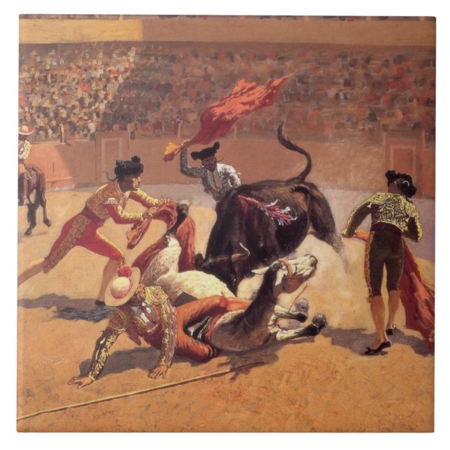 Bull Fighters no México (por Frederic Remington) (Frente)