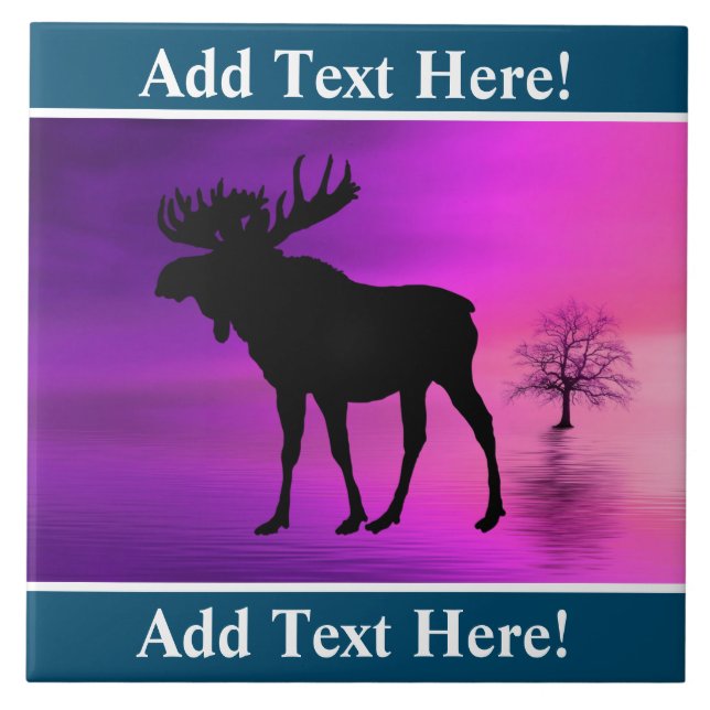 Bull Moose Silhouette (Frente)