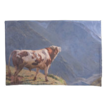 Bull nos Alpes (por Eugène Burnand)