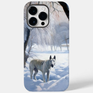 Bull Terrier Deixe Nevar Natal