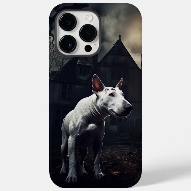 Bull Terrier Dia das Bruxas Assustador (Verso)