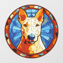 Bull Terrier Dog Breu Faux Staink