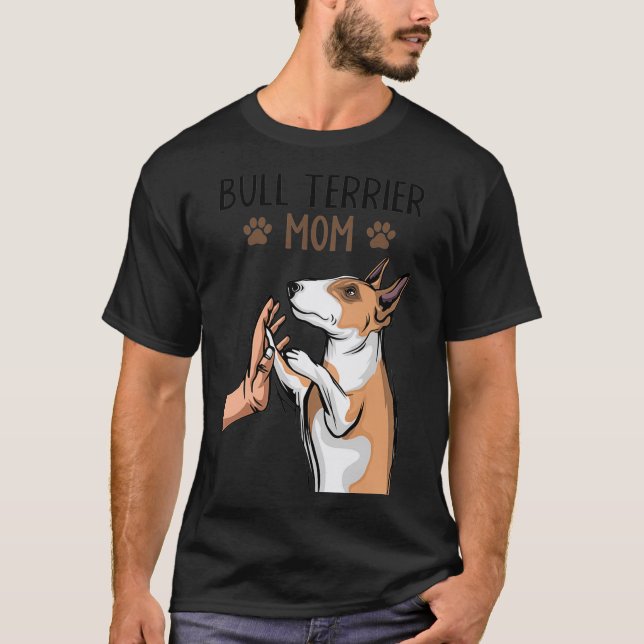 Bull Terrier Mom Dog Lover Pullover  (Frente)