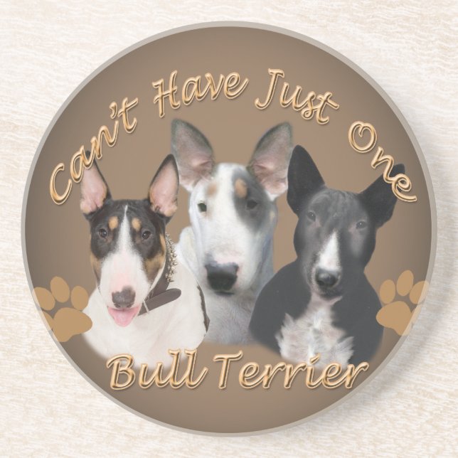 Bull Terrier não pode ter apenas uma Porta copos (Frente)