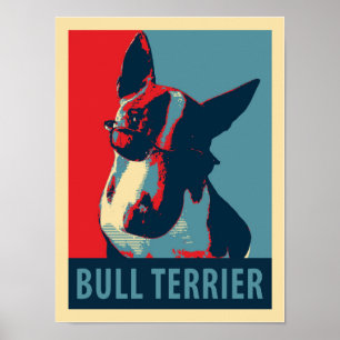 Bull Terrier Policy Parody Poster