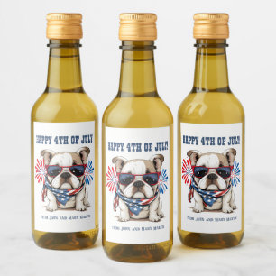 Bulldog 4 de Julho Dia da Independência Vermelho B