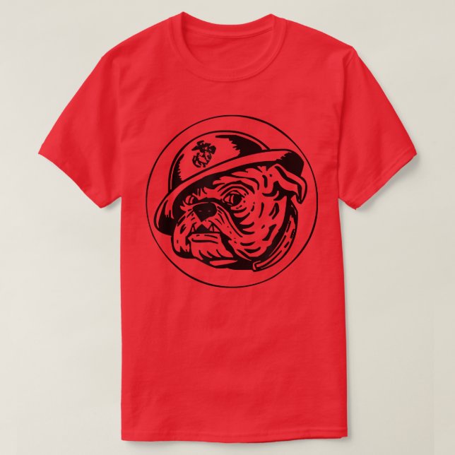 Bulldog Com Camisa De Capacete (Frente do Design)