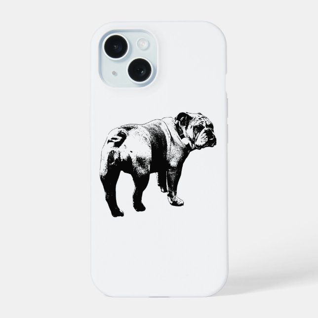 Bulldog do telefone, costas ousadas (Verso)