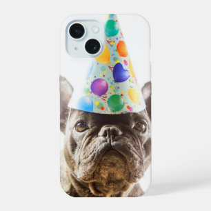 Bulldog Francês com Chapéu de Festa