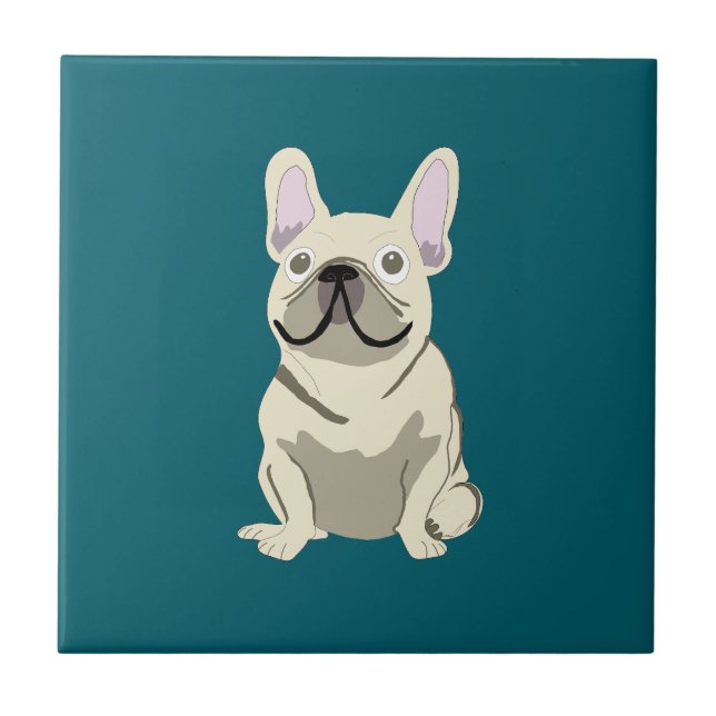 Bulldog Francês Creme, Eu Amo meu Cachorro (Frente)
