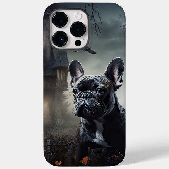 Bulldog Francês Halloween Assustador (Verso)